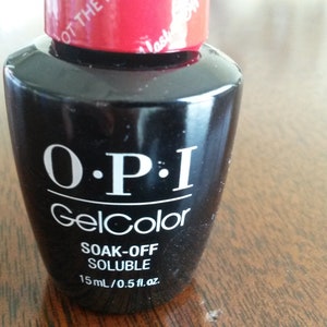 Got The Mean Reds OPI Gel Polish HP H08 Breakfast At Tiffany&#39;s New Red Manicure Pedicure Nail Art Gift 15mL Holiday