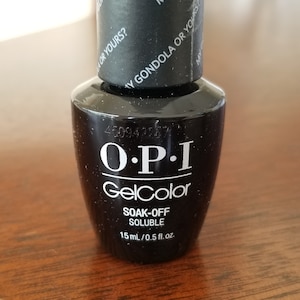 My Gondola Or Yours OPI Gel Polish GC V36 Venice Black New Manicure Pedicure Nail Art Gift 15mL Holiday