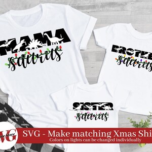 Familia de Navidad Saurus Bundle SVG PNG, Mama Dada Mommy Daddy Baby Brother Sister Uncle Auntie Nana Papa Saurus Dinosaurio, Dinosaur Cut File