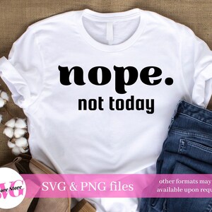 いいえ、今日はダメです SVG & PNG