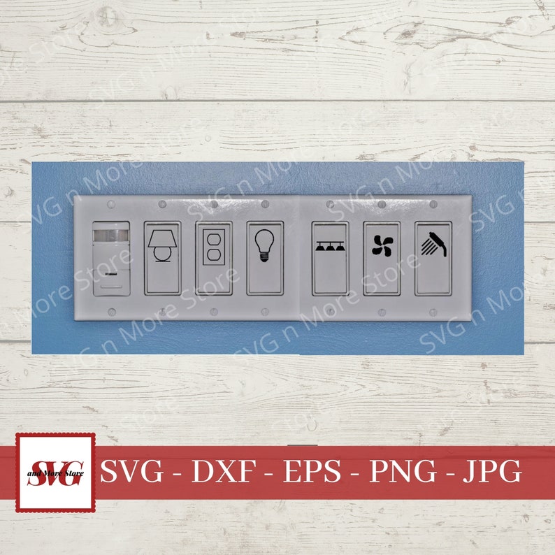 Light Switch Labels Svg