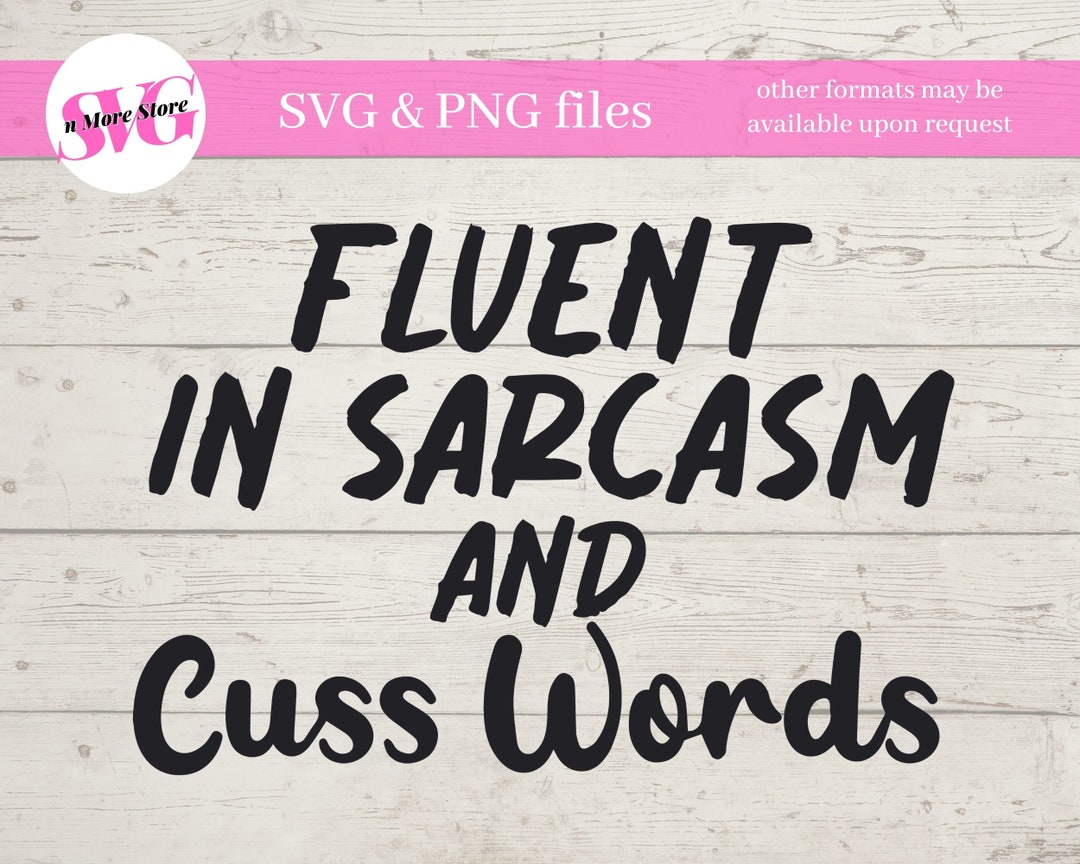 Lustiger sarkastischer Spruch PNG SVG Sarkastischer Spruch Etsy.de