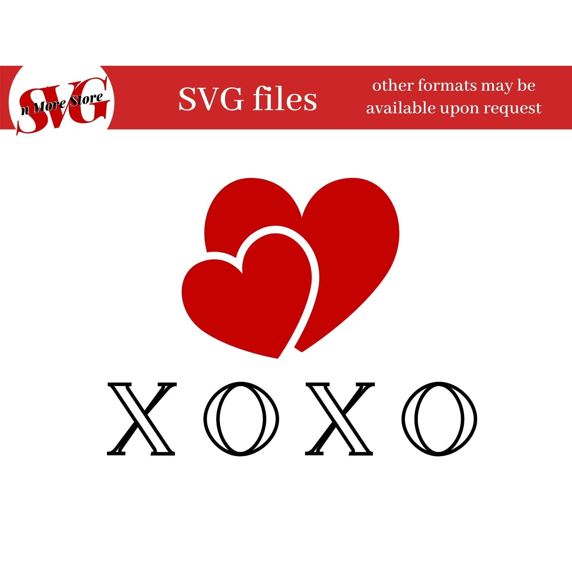 Digital Valentine's Day svg XOXO SVG File Cut File For Cricut and ...