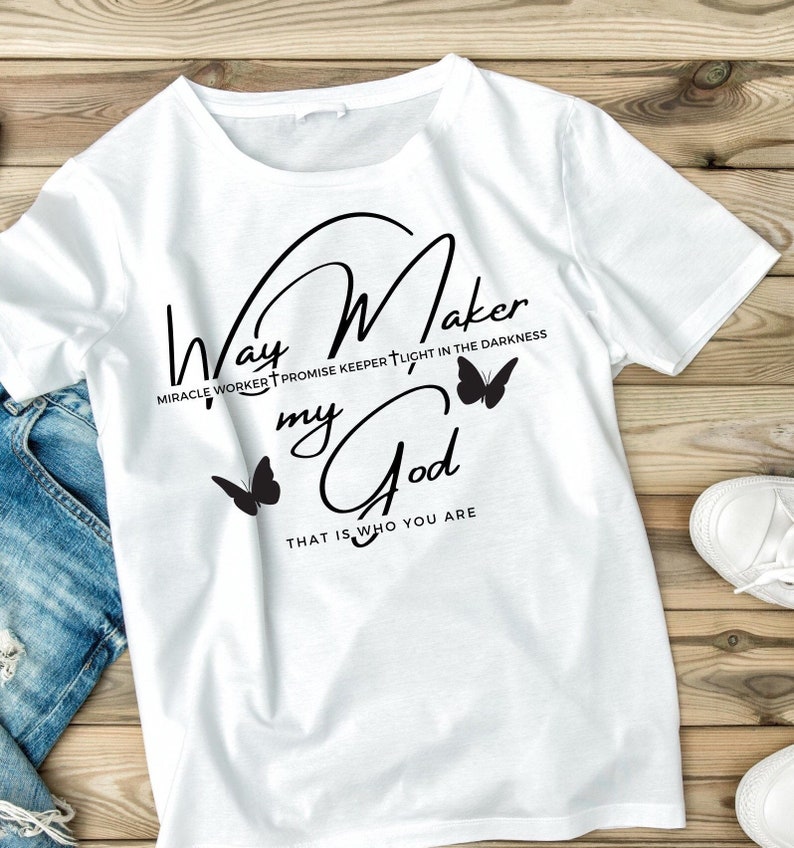 Way Maker SVG Waymaker Prayer with butterflies Waymaker | Etsy