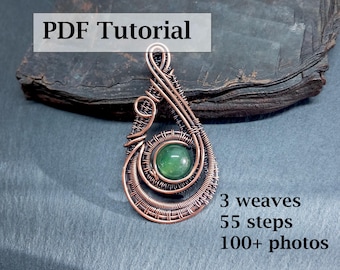Draht Gewickelt Perlen Anhänger Elegance Anleitung: Schmuck Design (PDF Download)