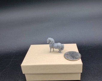 Blank artist resin horse micro mini  Beans Shetland pony