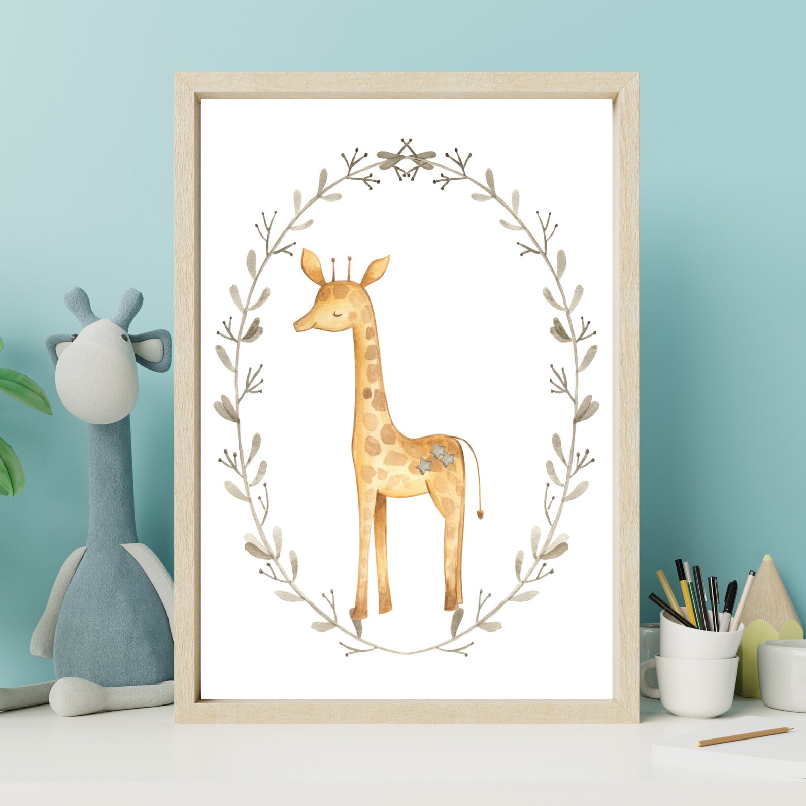 Safari Animal Nursery Prints Set of 3 for Baby Boys Bedroom Etsy