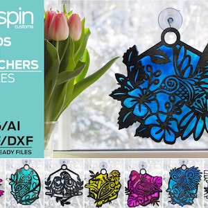Sun Catchers/Window Decor - Birds Bundle - Laser Ready Files
