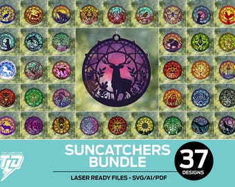 Sonnenfänger-Set / Ornamente – 37 Designs – Laserfertige Dateien