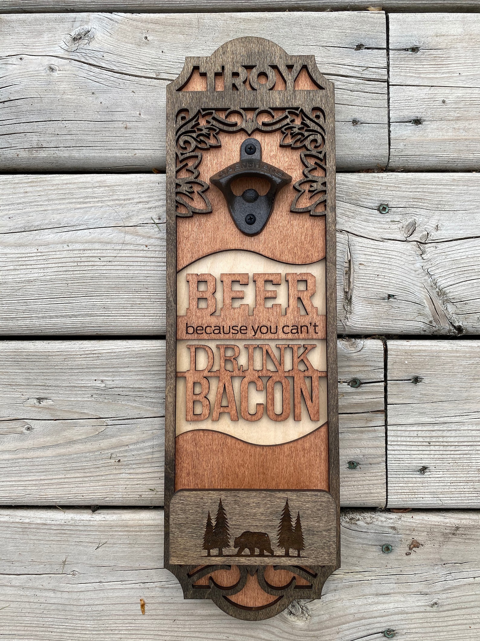 Bottle Openers 4 Variations Digital Laser Ready File Etsy