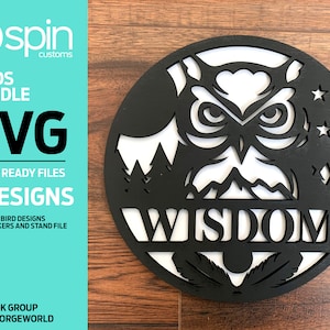 Birds Rounds-bundel - digitale laserbestanden - SVG - 5 ontwerpen