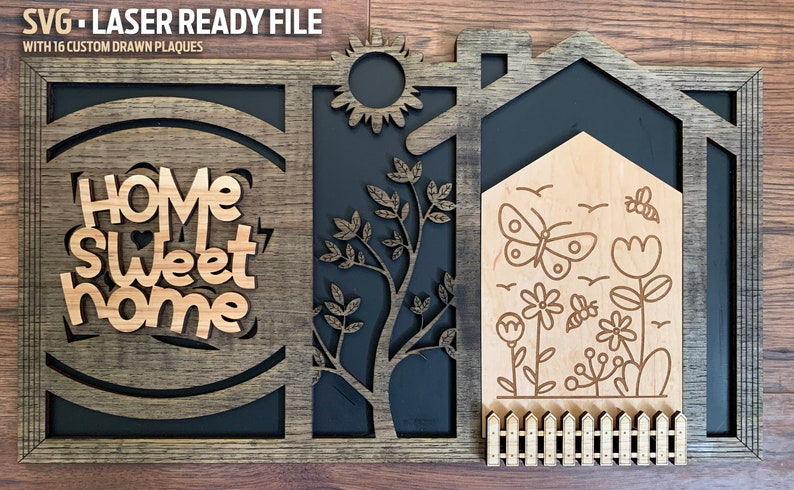Download Home Sweet Home Interchangeable Sign DIGITAL FILE SVG | Etsy