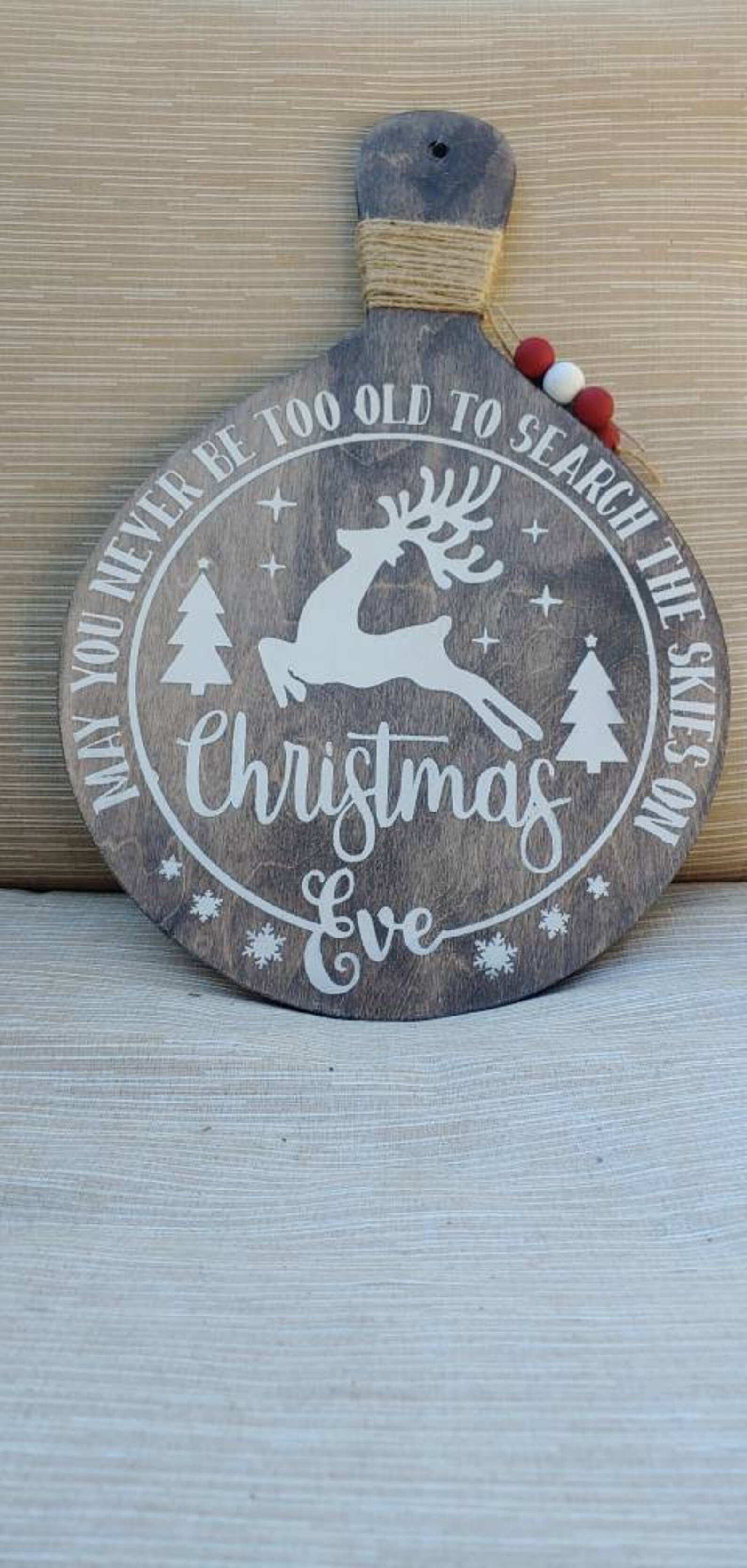 Christmas Board Decorative Cutting Board Christmas Etsy