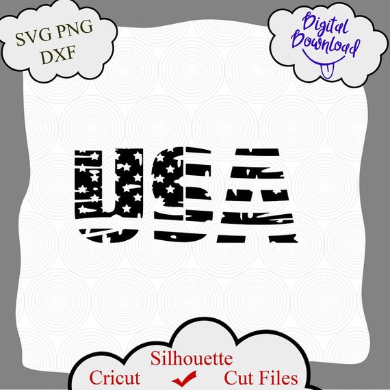 Download American Flag Svg Usa Svg Grunge Svg 4th Of July Svg Etsy