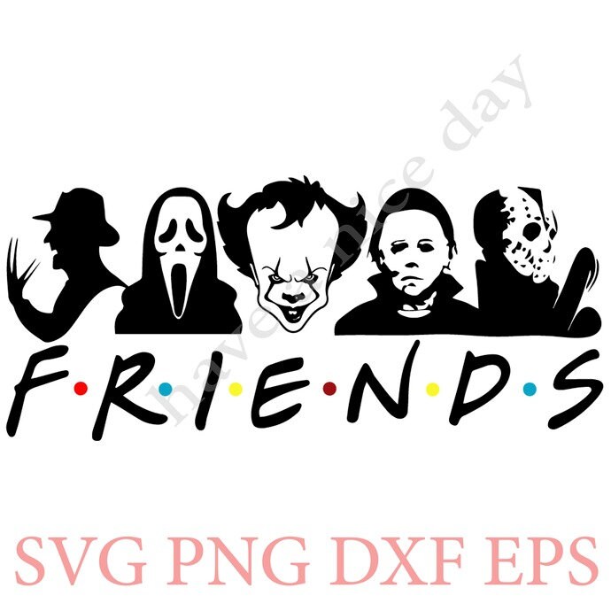 Download Halloween Friends Svg Scary Svg Serial Killer Jason Etsy
