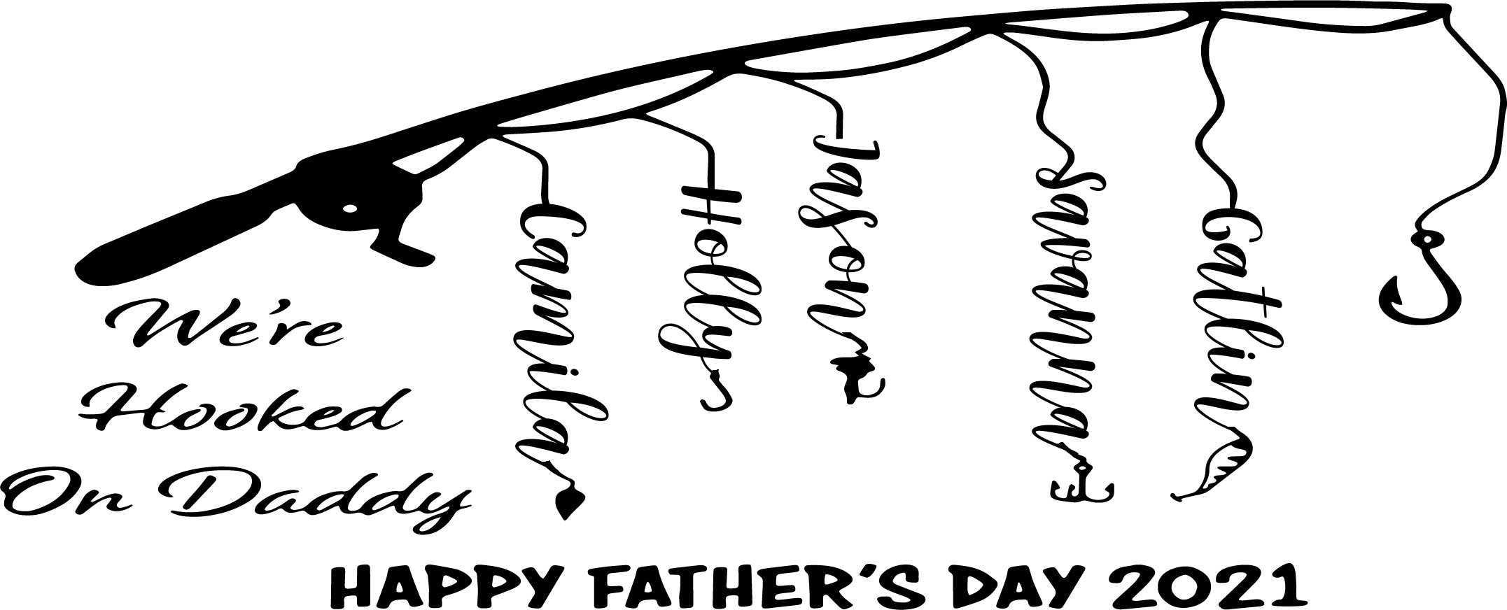 Custom Father's Day SVG Fishing SVG Custom father's | Etsy