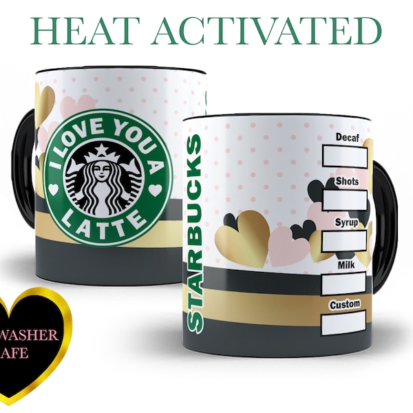 Heat Activated Coffee Mug Etsy