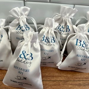 Wedding Hangover Kit, Recovery kits, Survival Kits, Hangover Bags, Bachelorette Kits, Recovery Kit, Birthday Kit, Custom Hangover Kit
