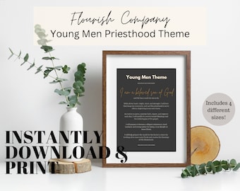 Young Men Theme Poster Lds - Etsy