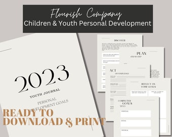 Youth Personal Development Journal, Latter-Day Saint, Young Women Goal Setting, I Can Do All Things Through Christ, LDS YW Goal Ideas