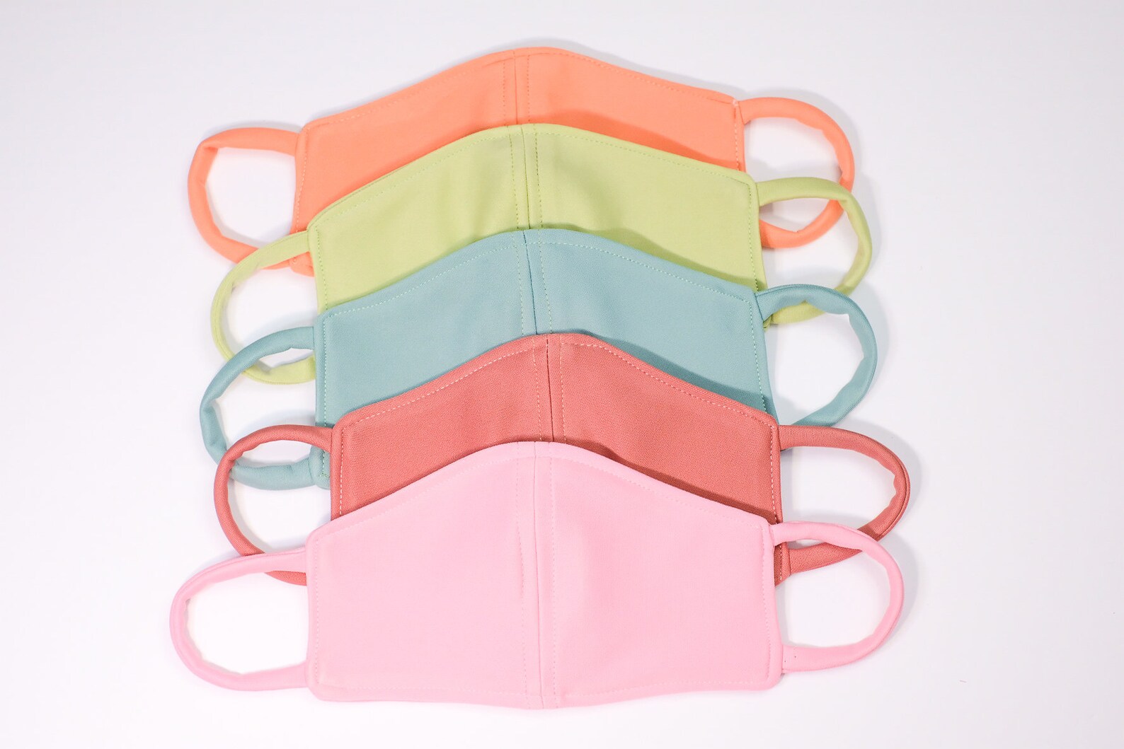 Cheap Face Mask Pack of 5 Pastel Colors Washable Face Mask Etsy