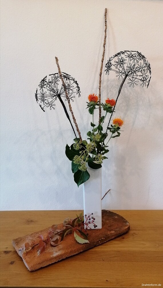 Pusteblume Aus Draht Etsy