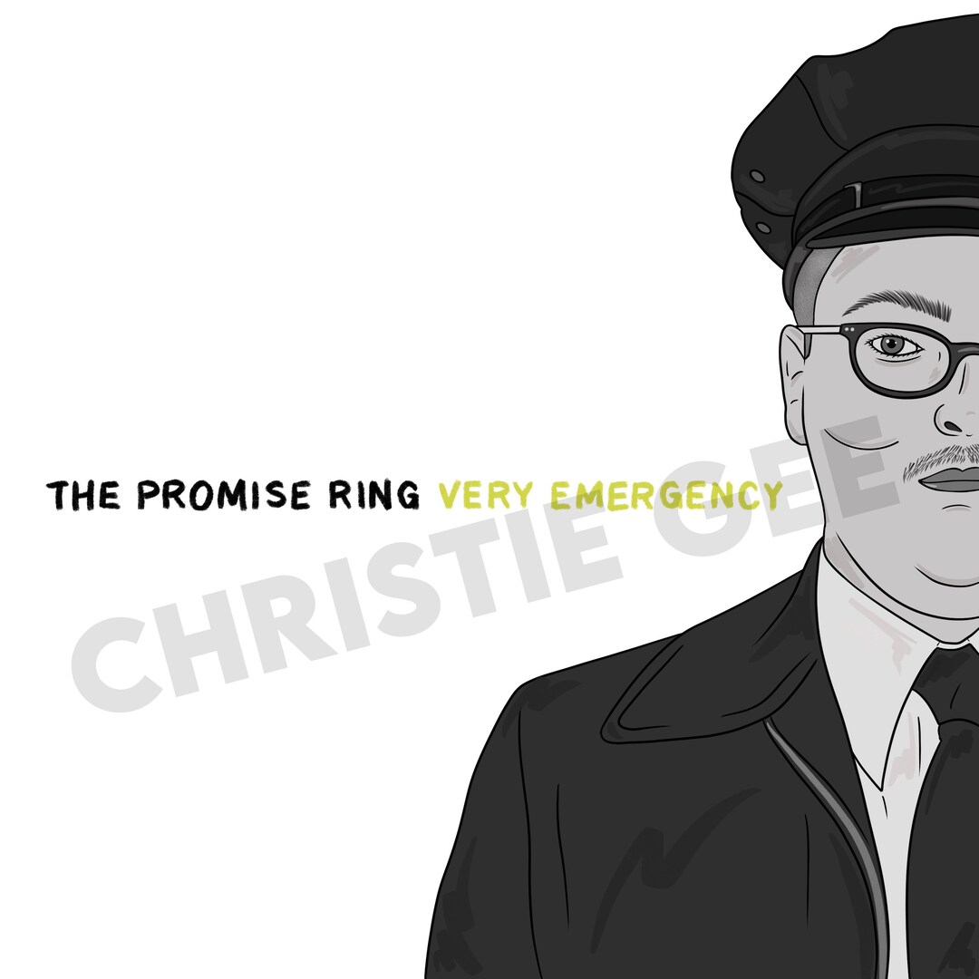 The Promise Ring Very Emergency fan Art Print Etsy