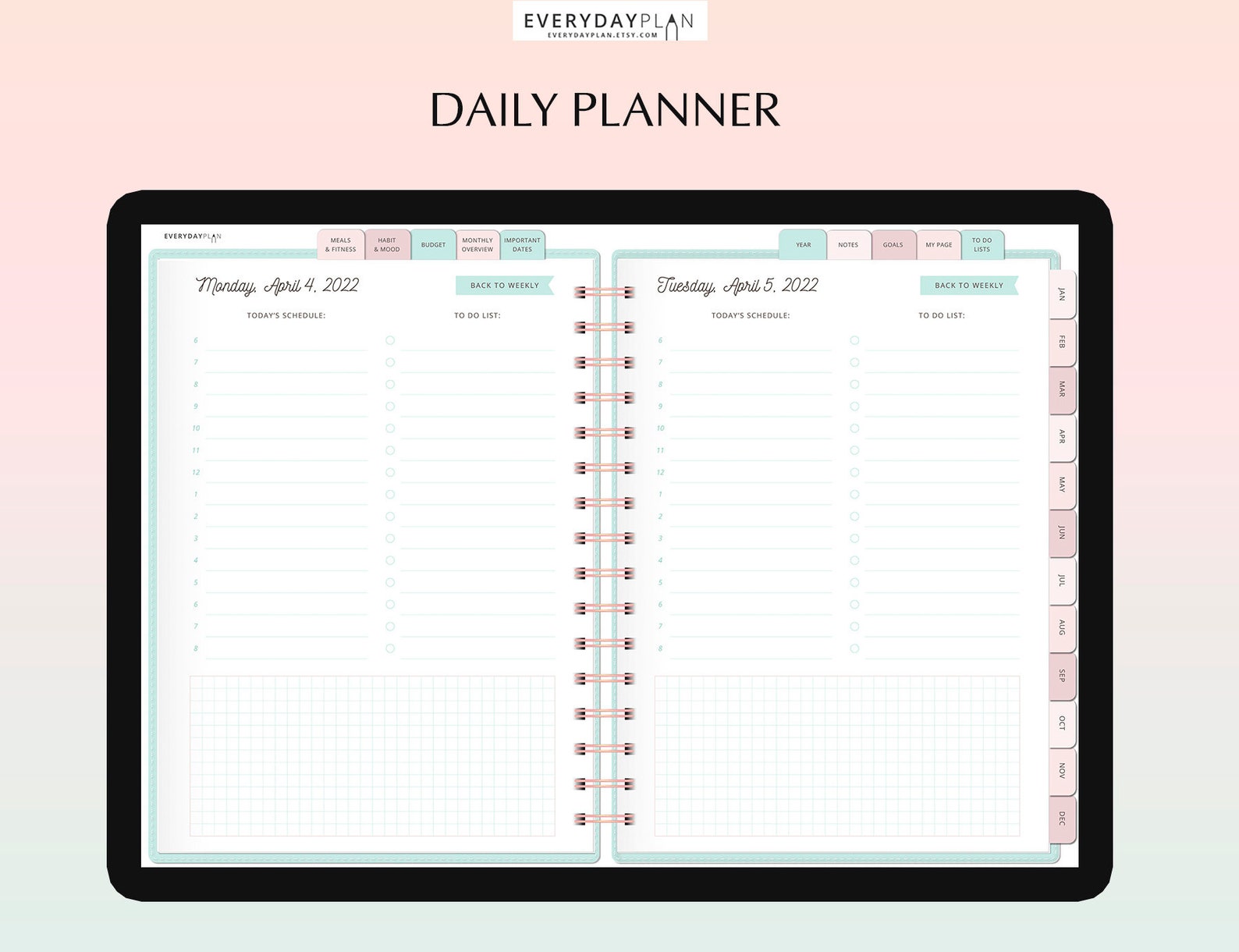 Free Digital Planner 2021 For Goodnotes, Notability, Xodo