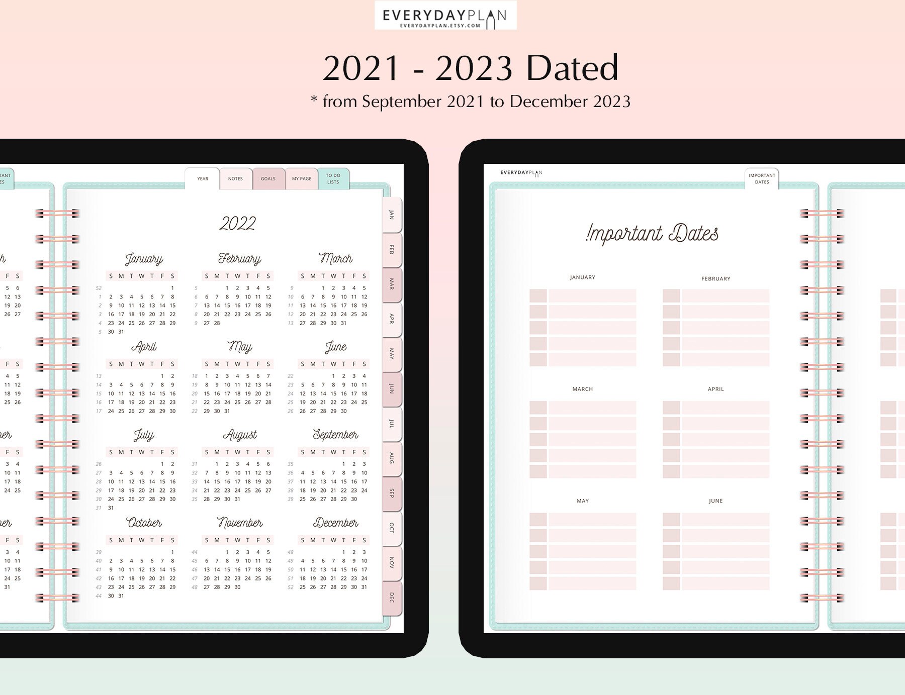 Free Digital Planner 2021 For Goodnotes, Notability, Xodo