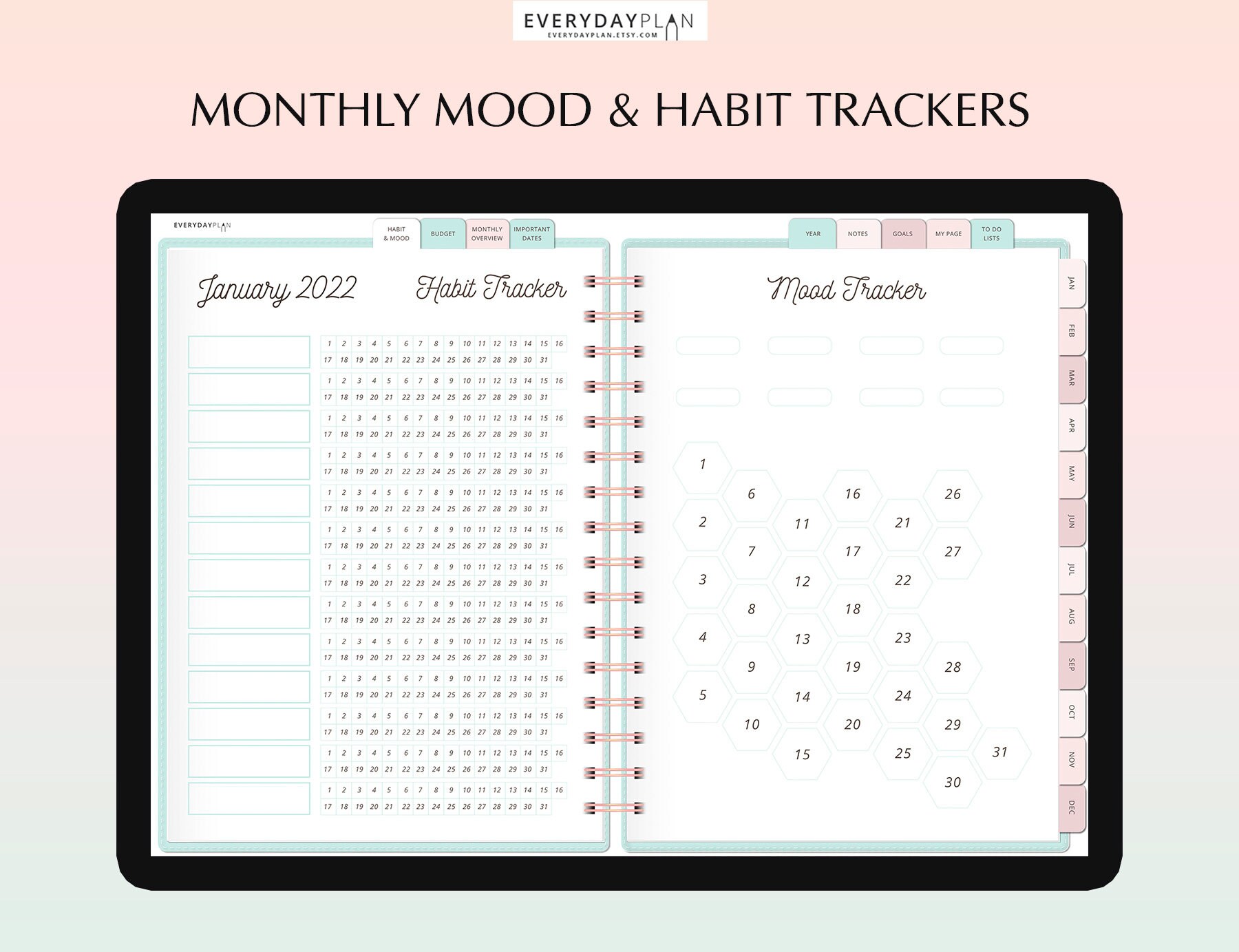 Free Digital Planner 2021 For Goodnotes, Notability, Xodo