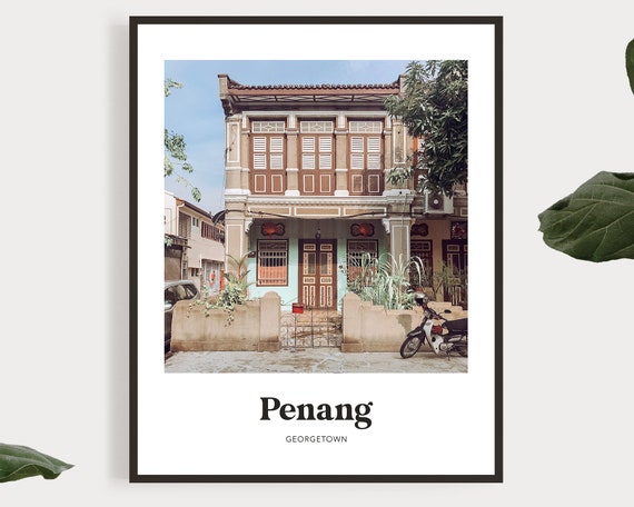 Penang - Georgetown Shophouse Print