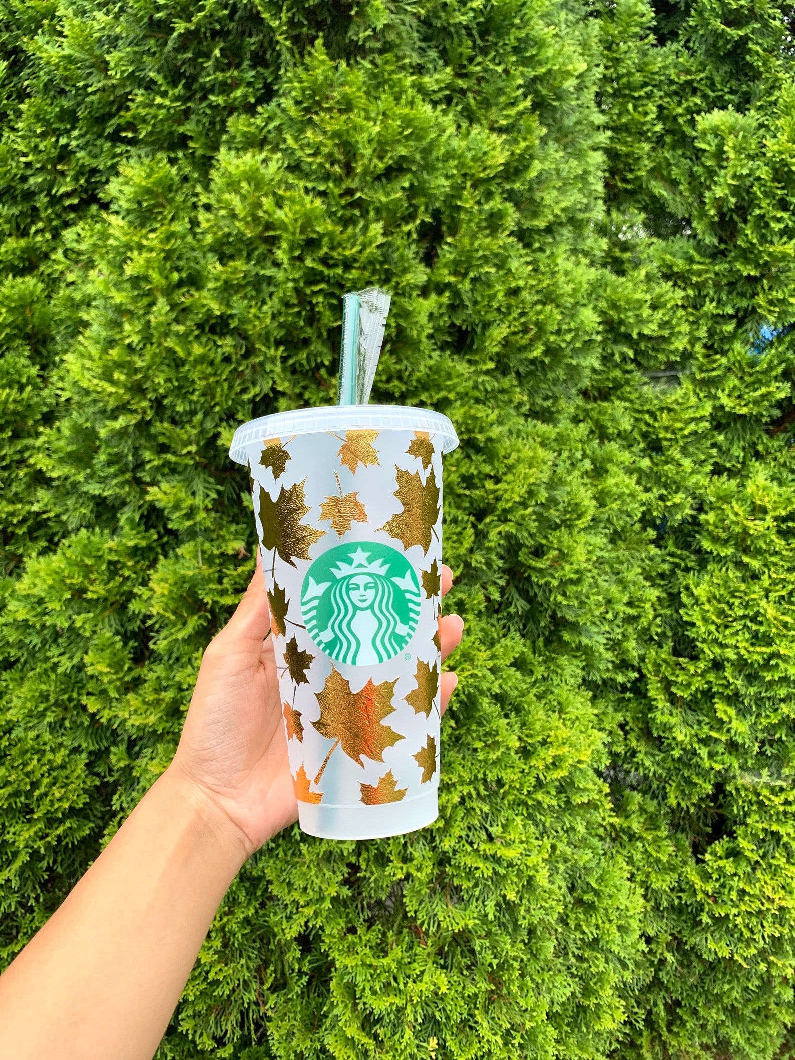 Fall Starbucks Tumbler Starbucks Cup Reusable Coffee Cup Etsy