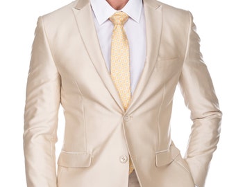 Champagne Color Suit - Etsy New Zealand
