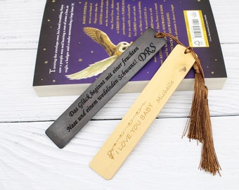 Personalised wooden bookmark,Wood bookmark,Naturalwood bookmark,Gift for Grandma Grandad,Gift for Mother&Father,Anniversary Present.
