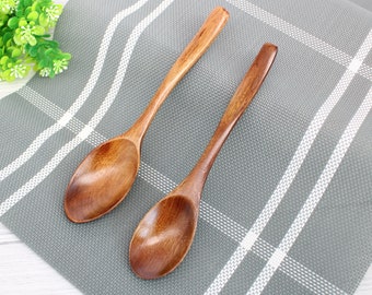 Personalized Wooden Spoon: Salt Scoop,Tea Spoon,Coffee Scoop,Custom Engraved Gift