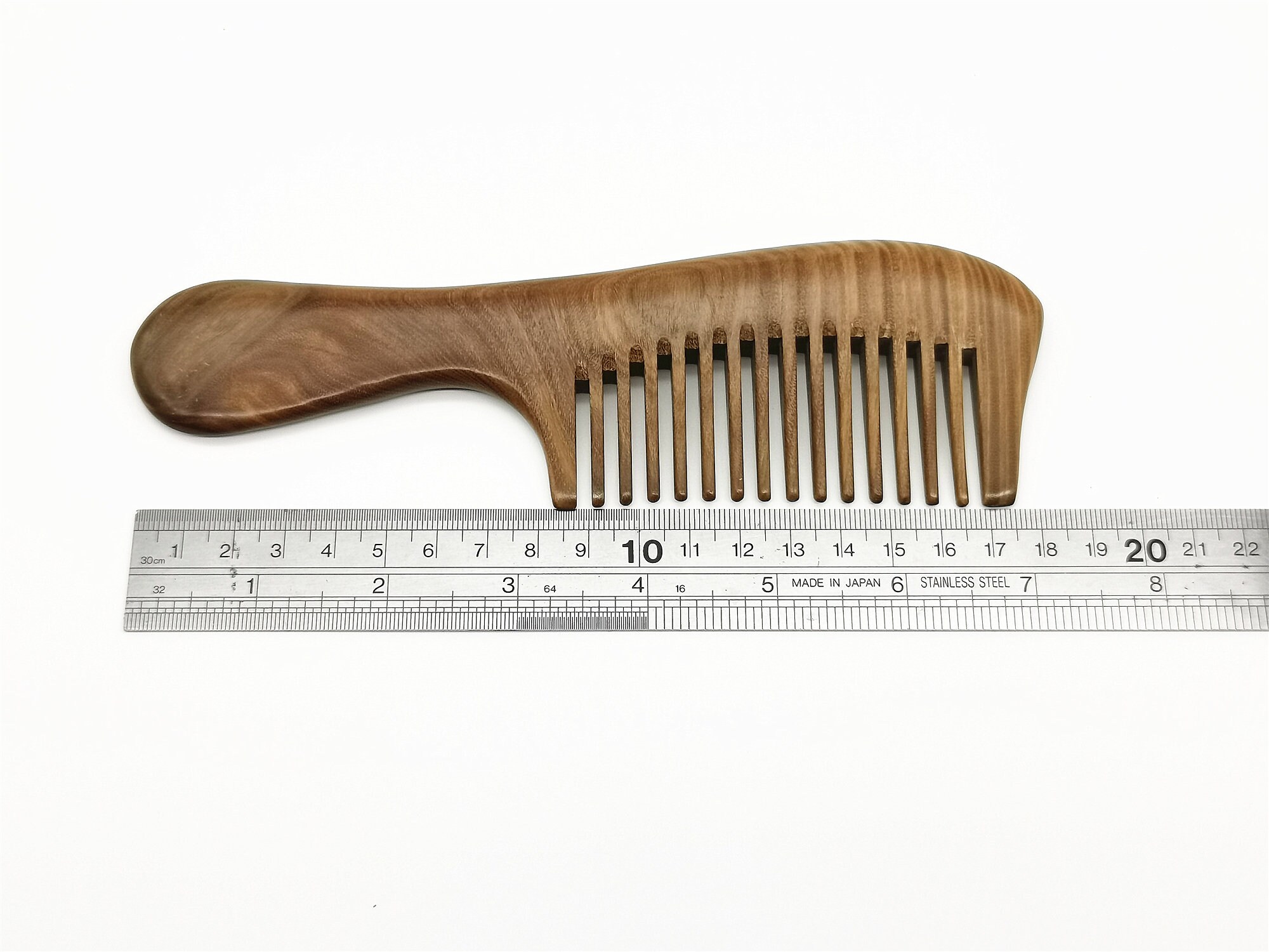 Handgefertigter Sandelholz-Kamm – Faltbar, Personalisierbar, Ideal Für Bart & Haare, 10,5 X 3,5 Cm