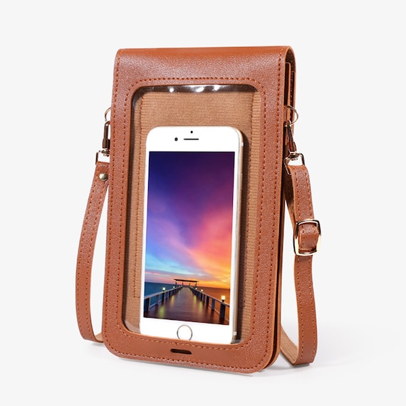 DOB SECHS Leather Crossbody Bag Cell Phone Purse Man India | Ubuy