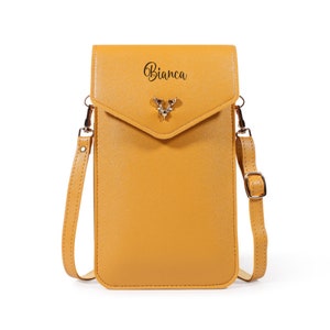 Étui pour téléphone,Sac à bandoulière pour femme,Porte-monnaie pour téléphone portable,Porte-monnaie à bandoulière,Gravure personnalisée,Étui de téléphone en cuir,Mini sac à main pour téléphone,Cadeaux pour elle.