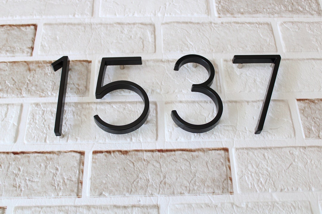 Hotel Door Numbers/black Metal House Numbers/address Numbers/5inch