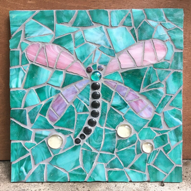 Dragonfly DIY Mosaic Kit Etsy