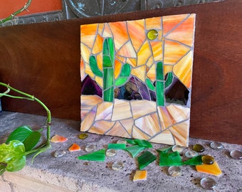 Desert Cactus DIY Mosaic Kit