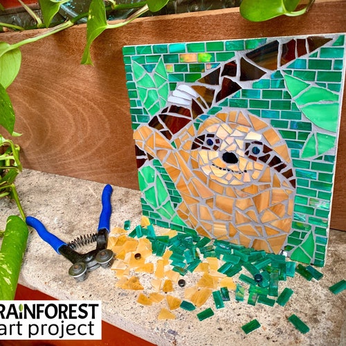 Goldfish DIY Mosaic Kit - Etsy - Goldfish Tank Decoration Ideas Using Mosaic Tiles