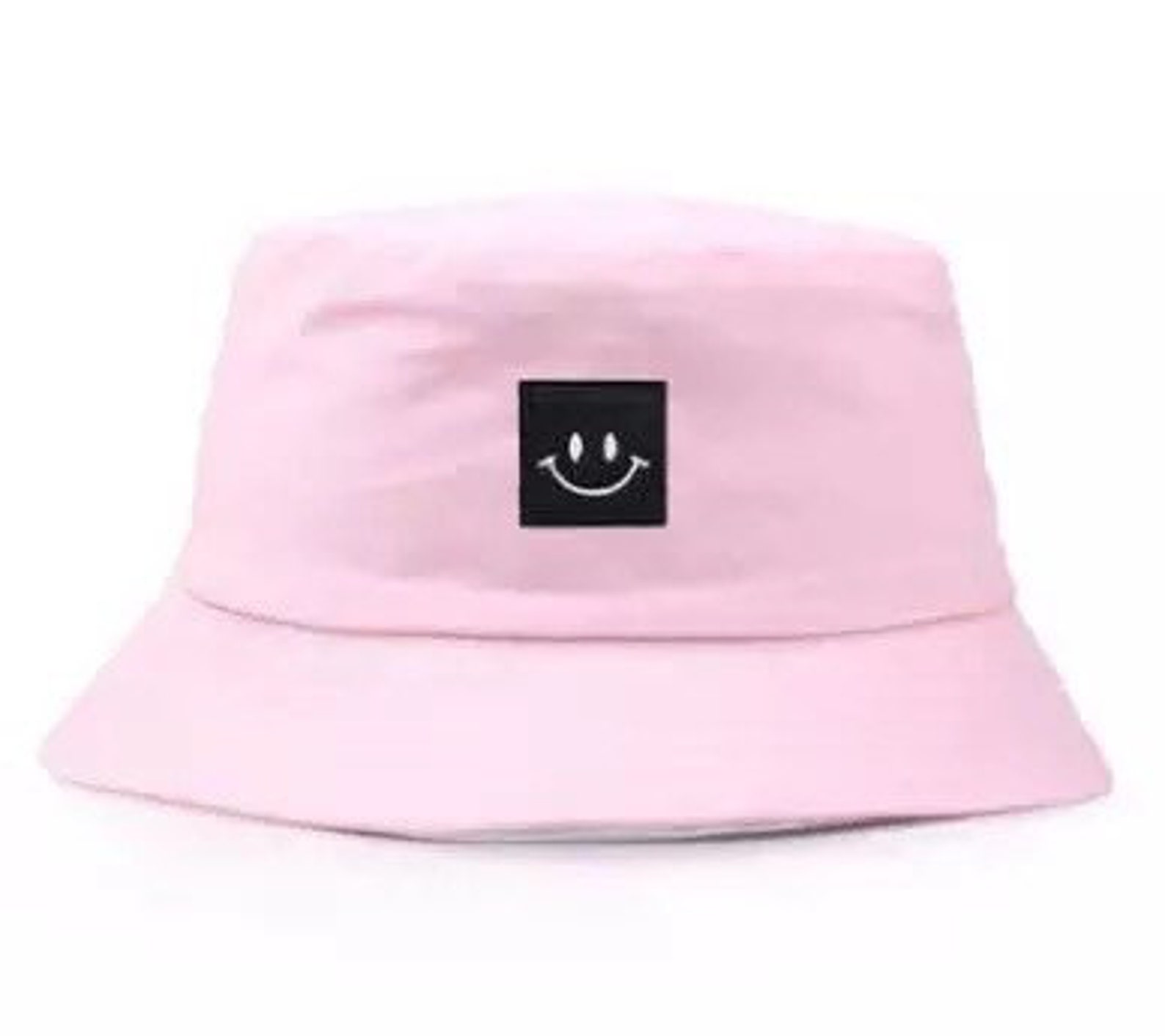 Yellow Bucket hat Smiley face Boho Trendy Vintage Denim Etsy