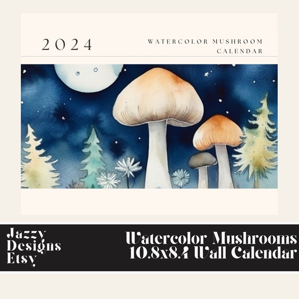 2024 Calendar Physical Etsy