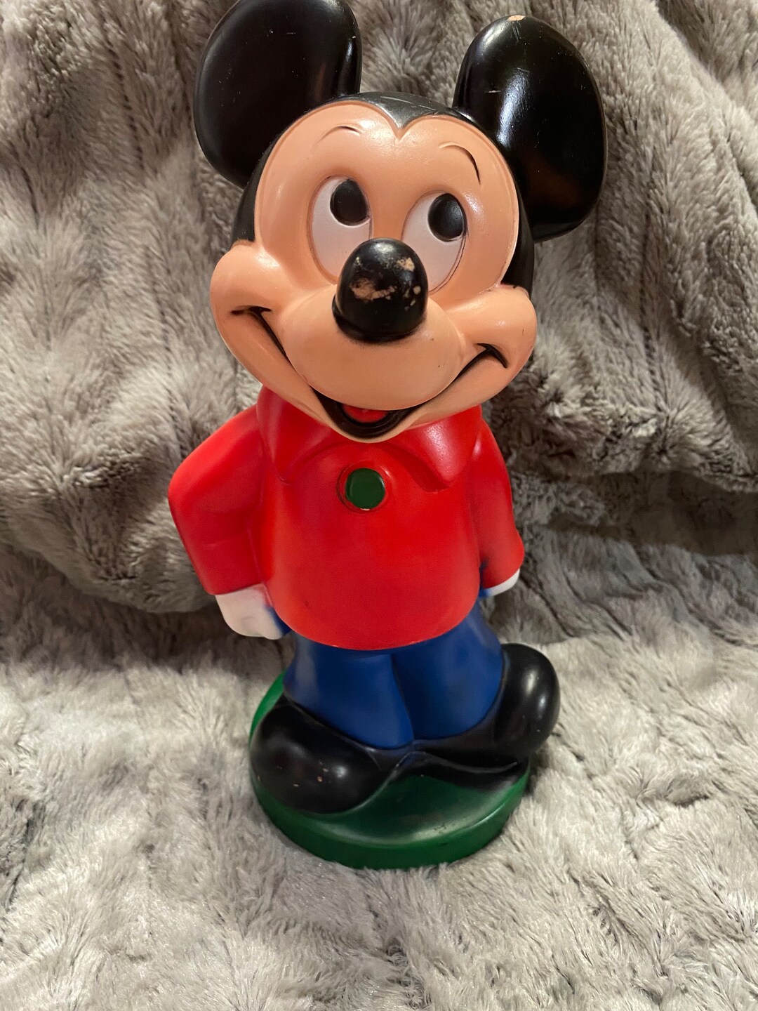 Vintage Mickey Mouse Piggy Bank Etsy