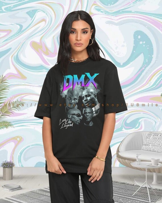 DMX Shirt Rapper DMX Short Sleeve Tops Tee Soft Comfortable Novelty T-Shirt for Men Women Youth 