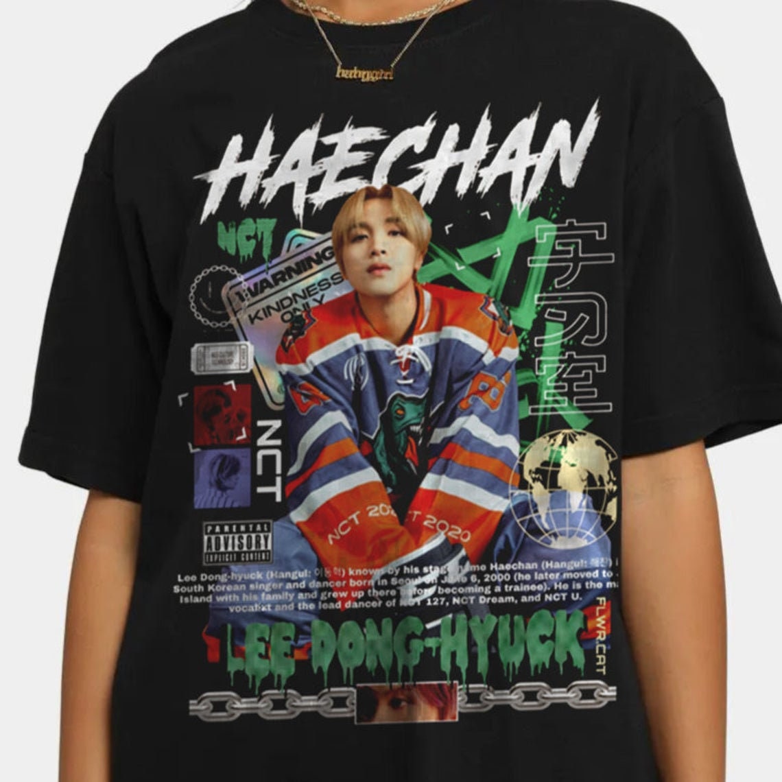 Haechan Lee Dong-hyuck NCT Dream Korean Pop K-Pop Tshirt | Etsy