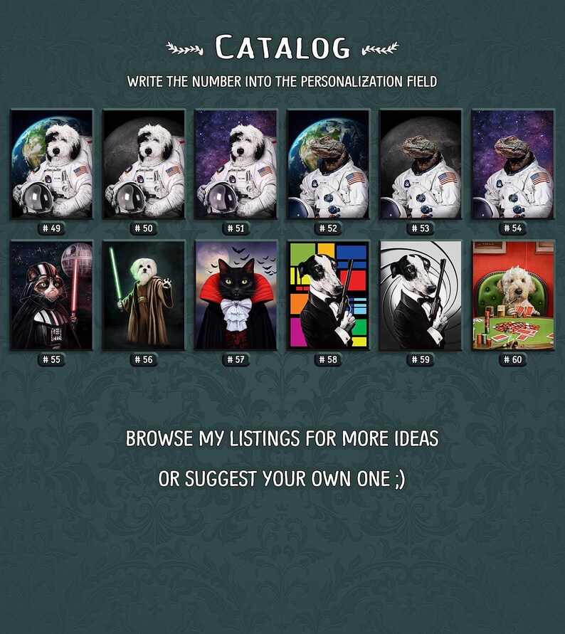 Vampire Pet Portrait, Halloween Pet, Dracula Pet Portrait, Vampire Cat costume, gift for pet, Custom Pet Portrait, Funny Halloween gift image 4