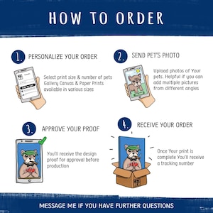 How to order a custom pet portrait