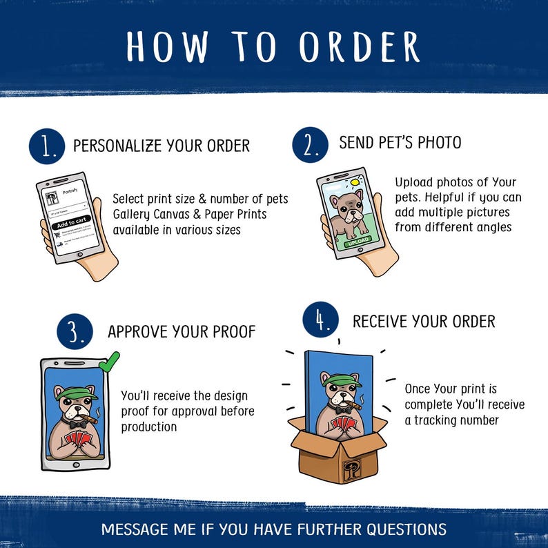 How to order a custom pet portrait